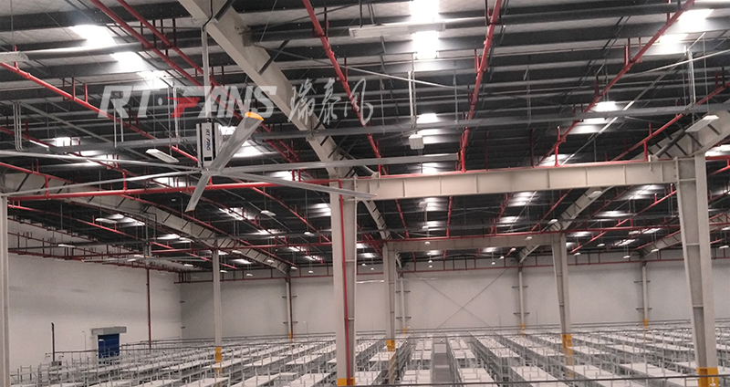 物流倉庫通風降溫工程