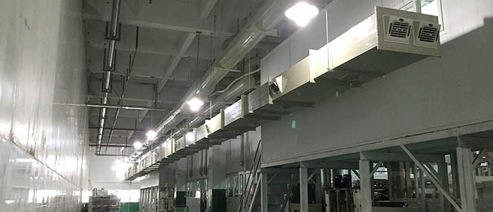精密五金電子廠廣東長(zhǎng)盈環(huán)?？照{(diào)安裝案例