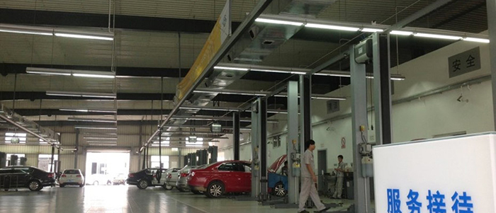 汽車車間環(huán)保空調(diào)番禺4S店維保車間案例
