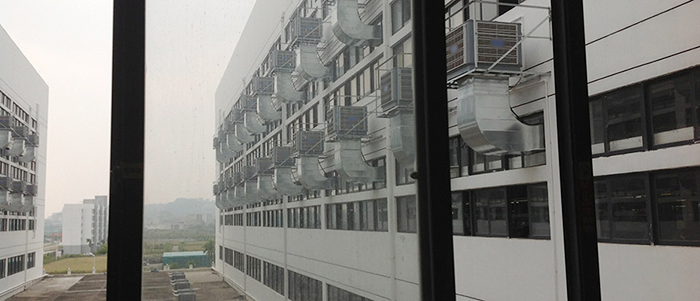 小家電廠東保集團環(huán)保空調安裝案例