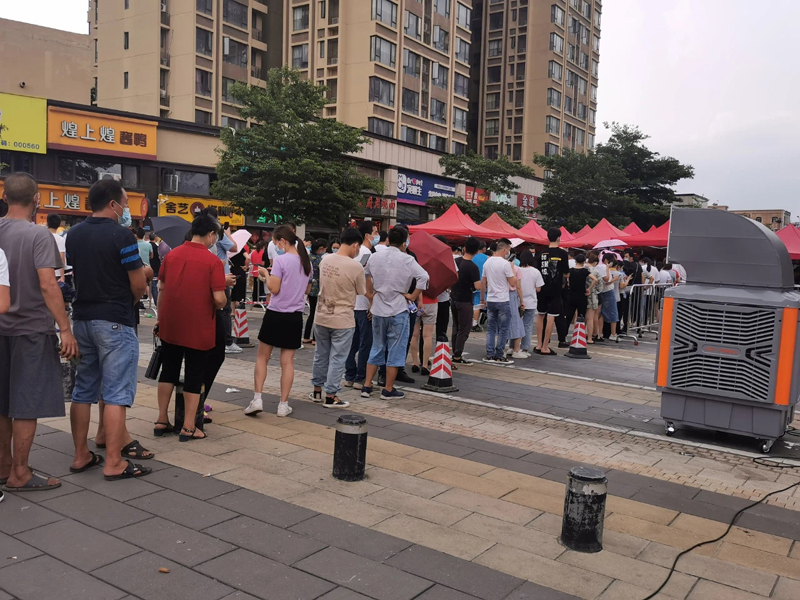 東莞全城核酸檢測，瑞泰風關(guān)愛在行動，斗酷暑，送清涼！